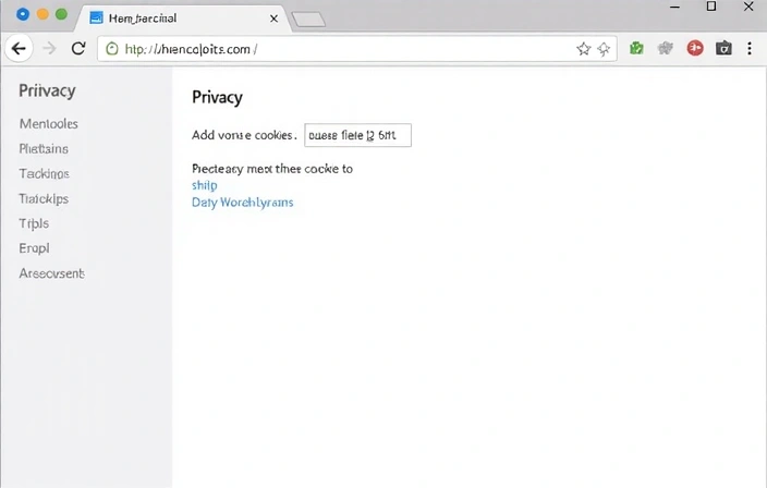 Postavke privatnosti u web pretraživaču